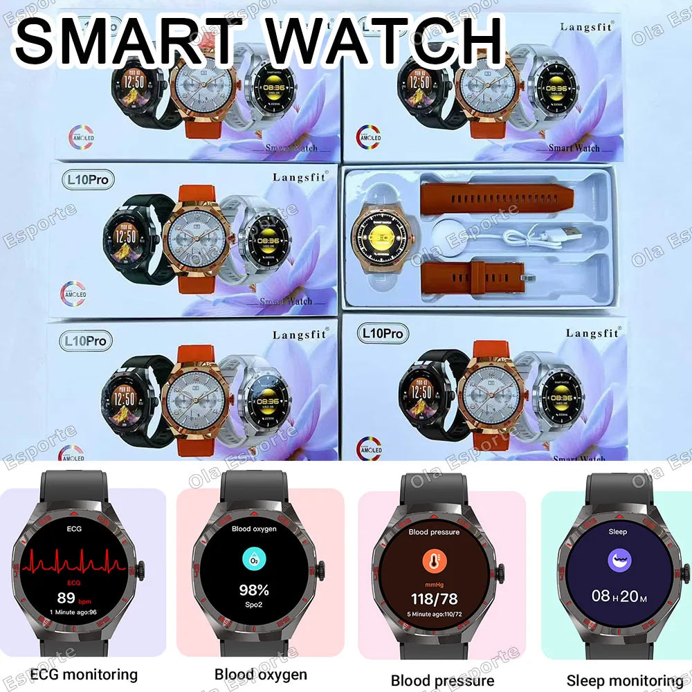 Ola Esporte Smart Watch 2025 | Bluetooth Call, Fitness Tracker