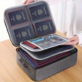 Document Storage Bag Lock Waterproof Office Large Capacity ID
