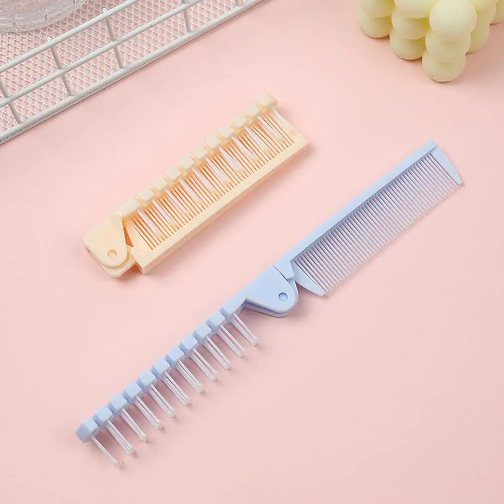Portable Folding Hair Comb – Dual-Sided Travel Comb for Kids