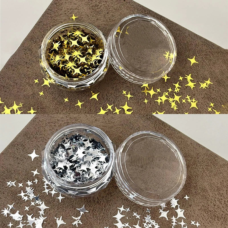 Nail Art Star Glitter Sequins – Sparkly DIY Flakes & Decorations