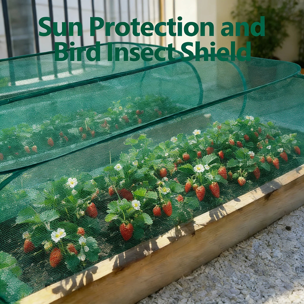 Pop-Up Garden Mesh Plant Cover – Large Greenhouse Cloche