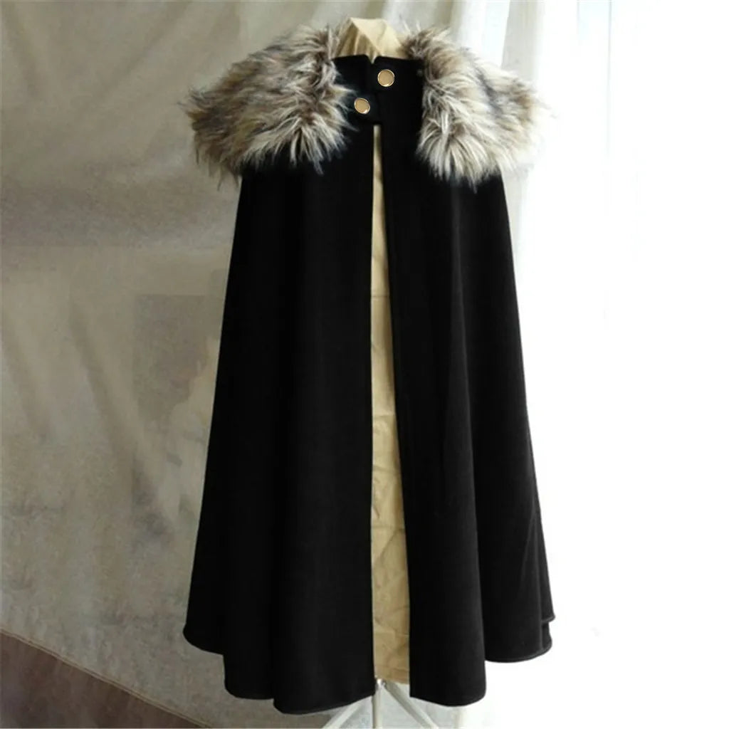 Medieval Cloak Cape | LARP Viking Knight Gothic Cosplay Costume