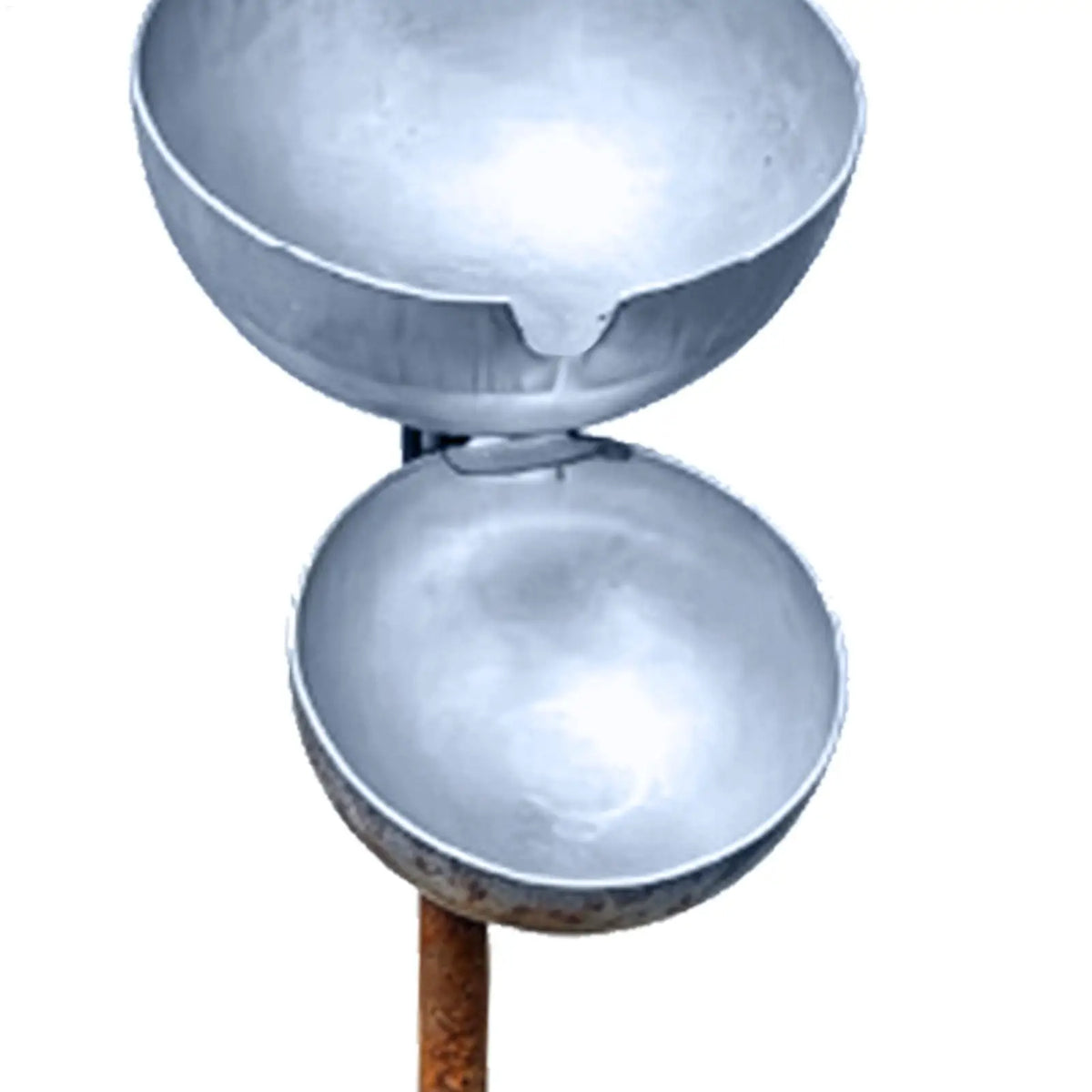 Vintage Iron Bird Bath & Bee Watering Station | Garden Stake