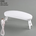 Mini 6W LED UV Nail Lamp Gel Curing Dryer USB 2-Pack