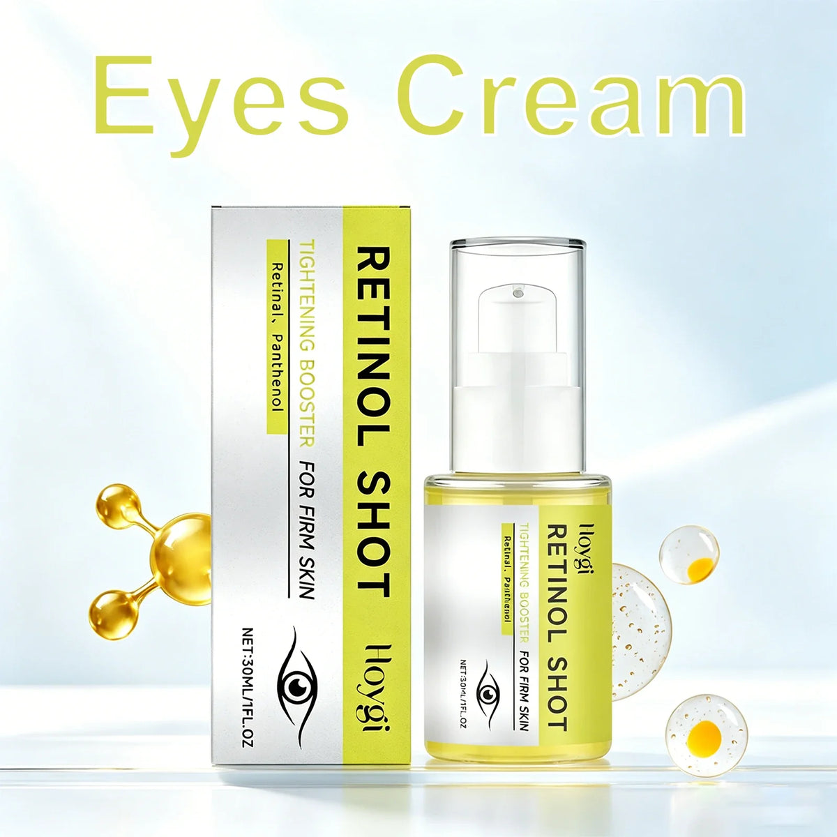 Hoygi Retinol Eye Serum – Firming & Brightening Night Care 30ml