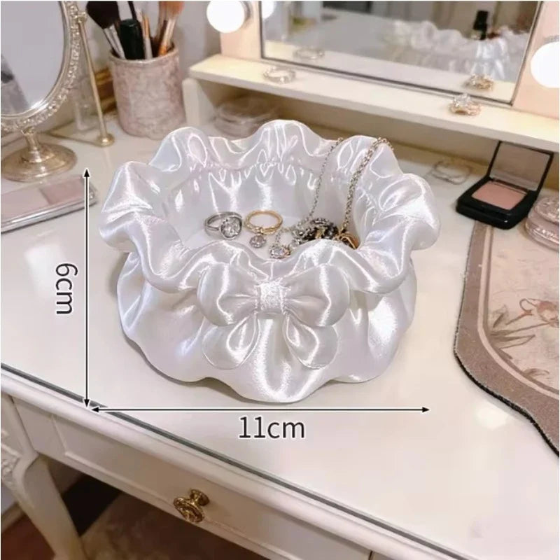 Bow-shaped 3D Printing Storage Tray INS Lolita-style Princess Dress