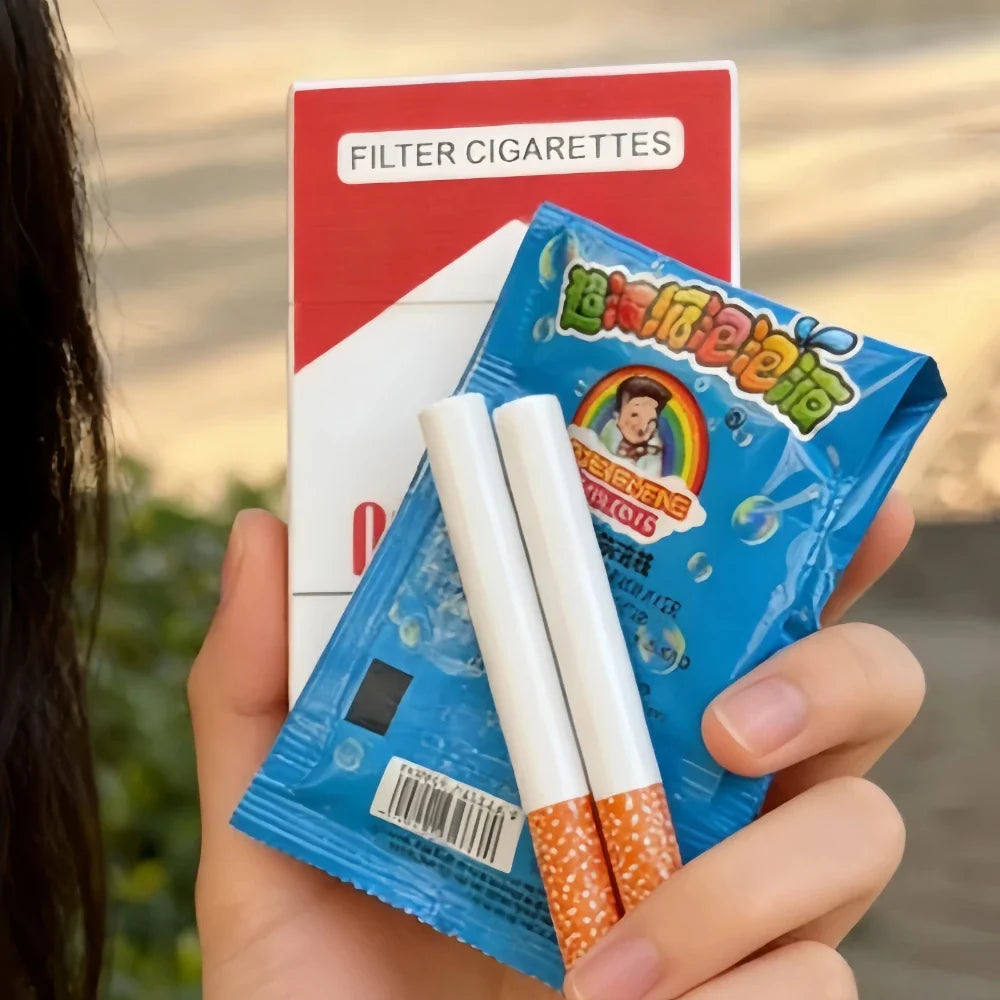Funny Cigarette Box Bubble Machine – Novelty Party Photo Prop