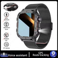 2026 Military-grade Smart Watch Men GPS Flashlight 3ATM Waterproof