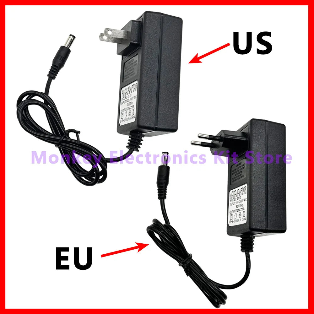 21V Lithium Battery Charger for 18V Electric Drill | EU/US Plug