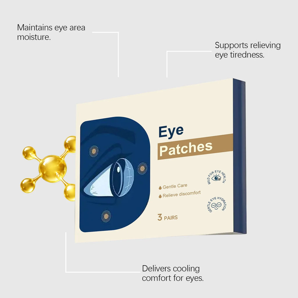 Mint Eye Cooling Patches – Soothing Herbal Eye Care Stickers 6pc