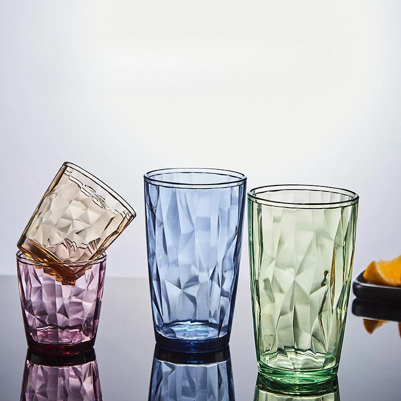 Acrylic AS Water Cup Household Plastic Gargle Beer Restaurant Juice
