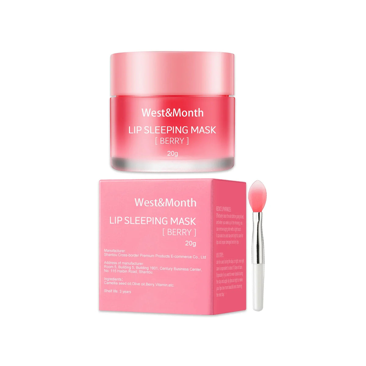 Berry Jelly Lip Sleeping Mask – Moisturizing Nourishing Lip Balm