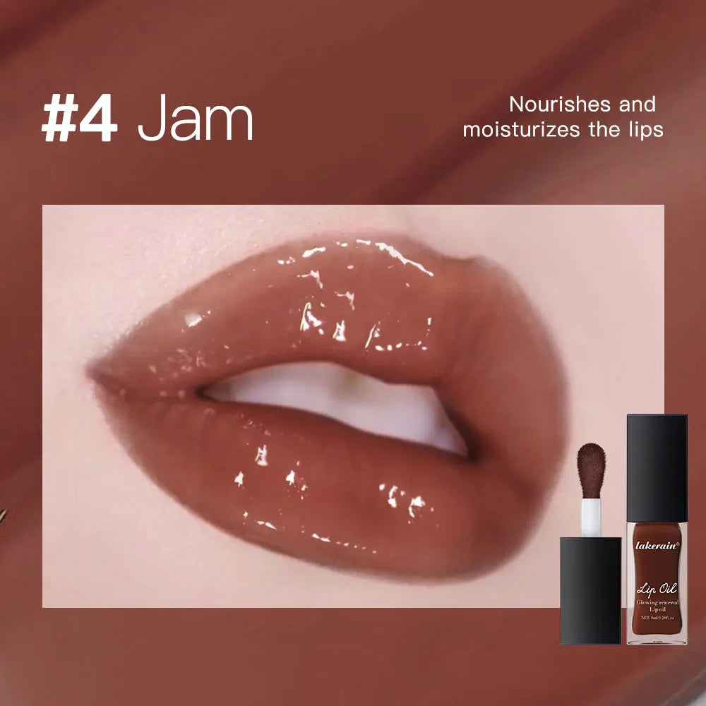 Lakerain Tinted Lip Oil – Hydrating Mirror Gloss | 7 Shades