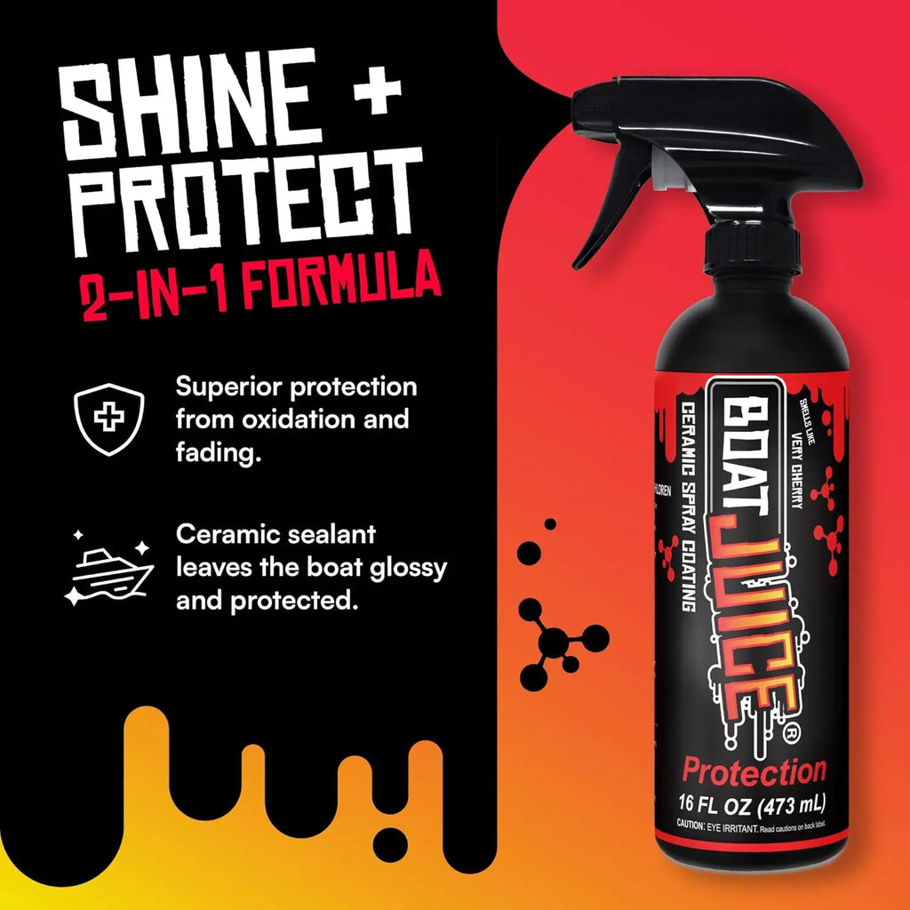 Boat Juice Protection Ceramic Coating Wax Spray Marine Superior Shine