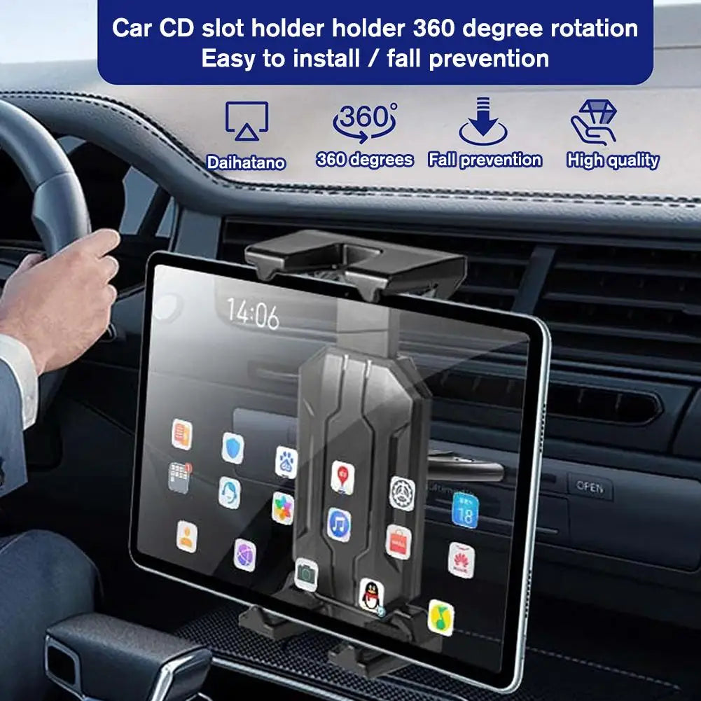 Universal Car CD Slot Phone & Tablet Mount – 360° Holder