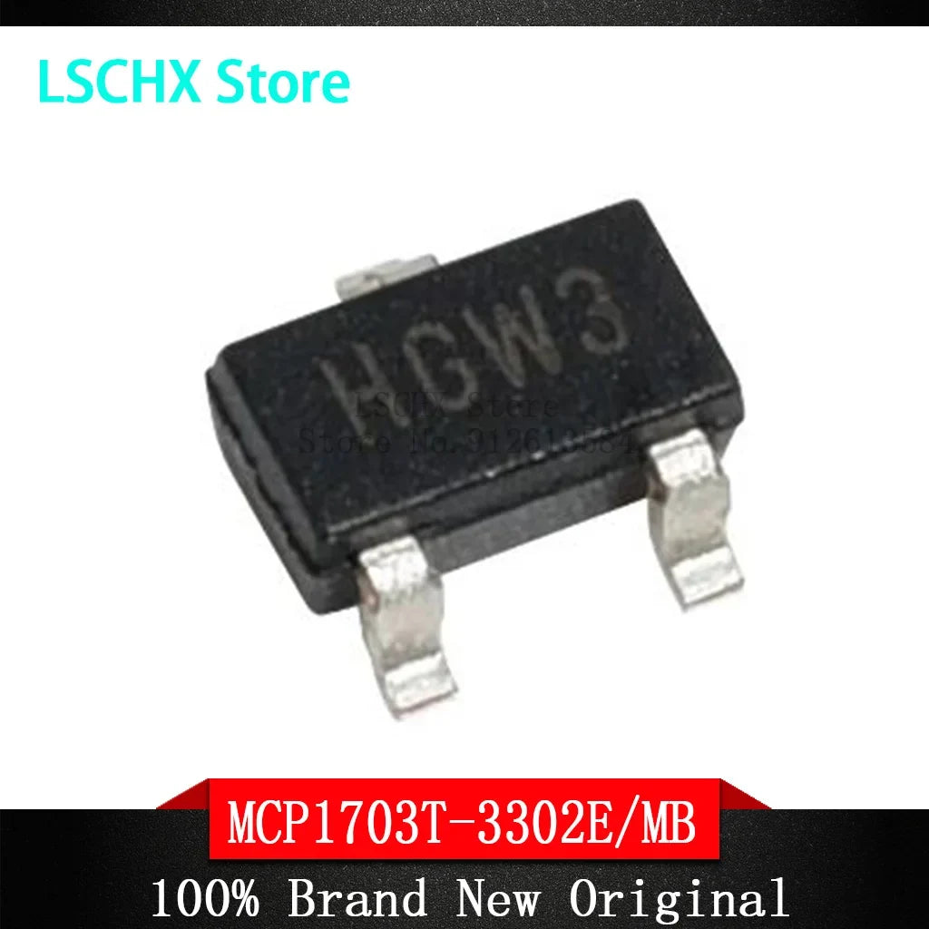 10PCS MCP1700/1701/1703 LDO Voltage Regulator ICs SOT89