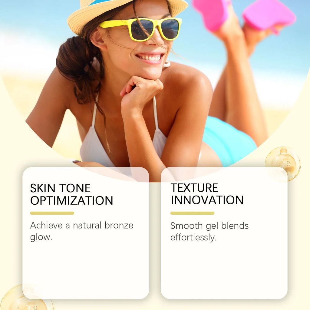 Carrot Tanning Gel – Bronze Glow Self Tanner & Sunbed Cream