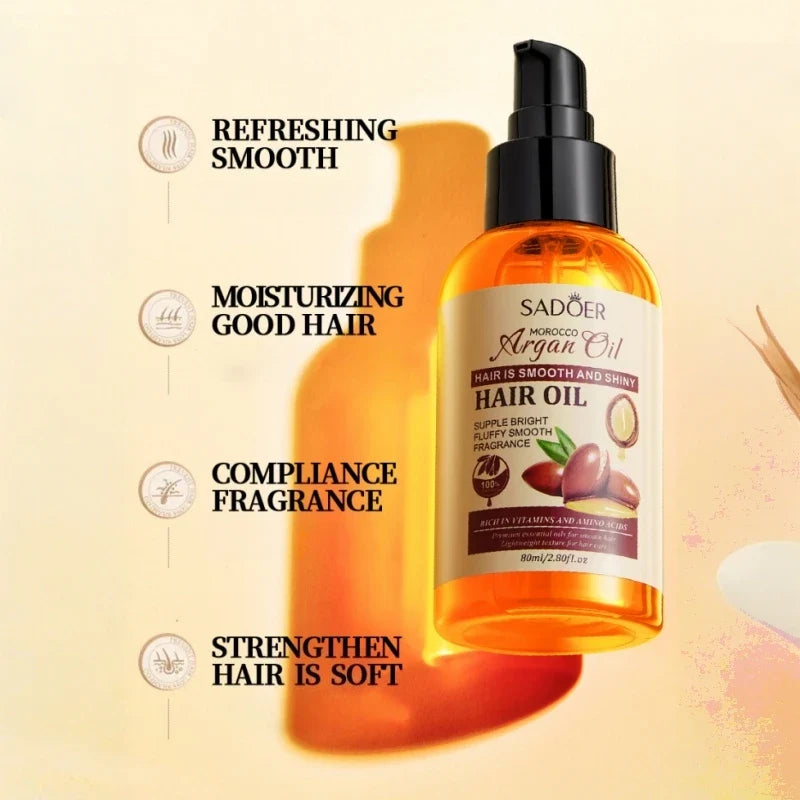 Moroccan Argan Oil Hair Conditioner 80ml – Silky & Frizz-Free