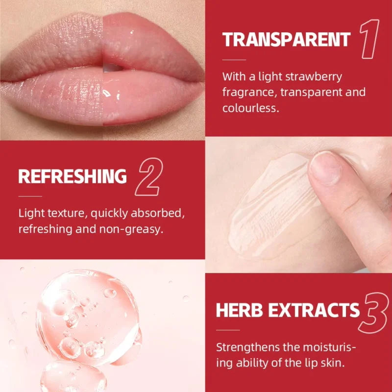 Volumising Lip Plumper Oil – Glossy Plumping Serum & Lip Care