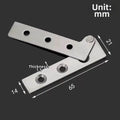 Stainless Steel Pivot Hinge 360-degree Revolving Door Cabinets Doors