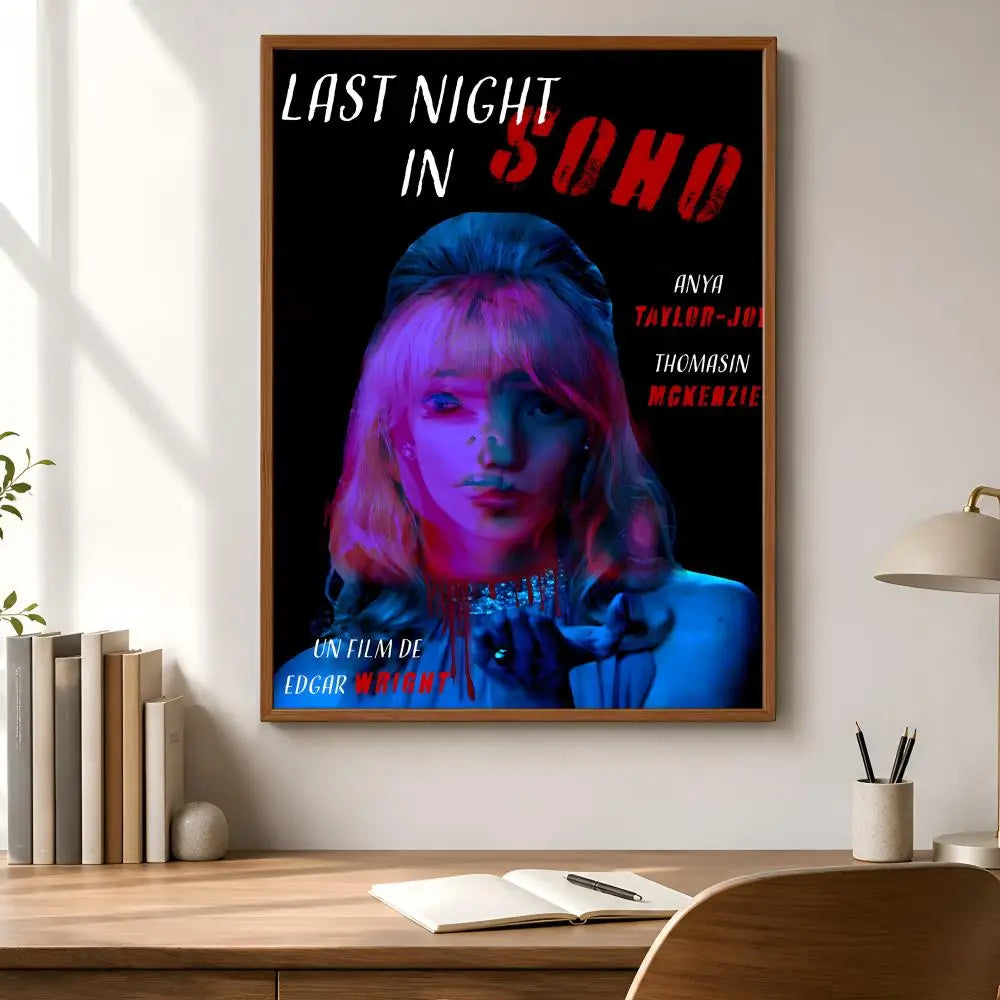 Last Night in Soho Movie Poster Waterproof PVC Stickers