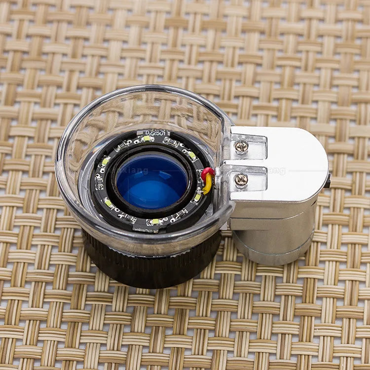 20X LED Magnifier – Optical Glass Loupe with 6 LED Lights