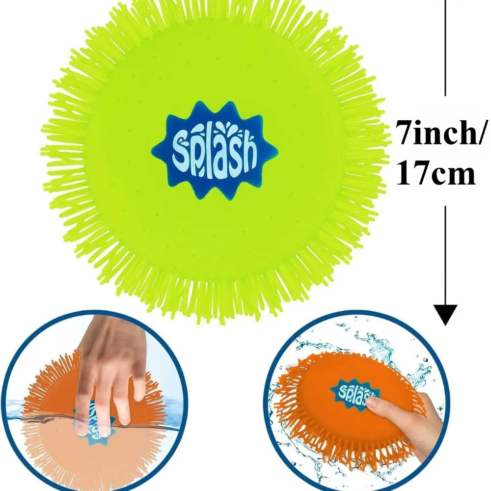 Water Flying Disc for Kids – Soft Splash Pool & Beach Toy