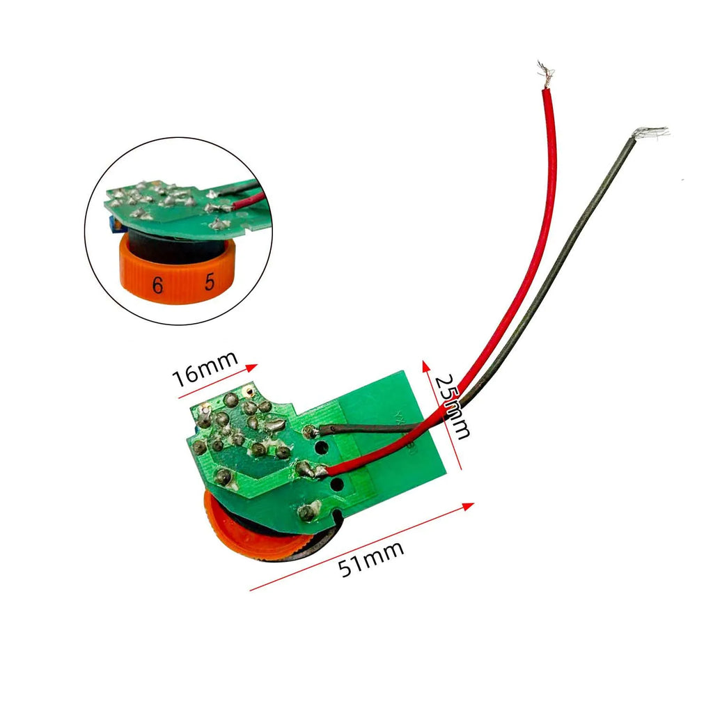 6-Speed Power Tool Speed Regulator with Knob | Hair Dryer