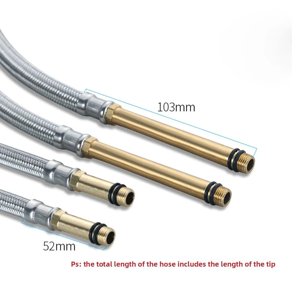 2-Pack 1/2" Stainless Steel Braided Faucet Hose | Kitchen & Bath