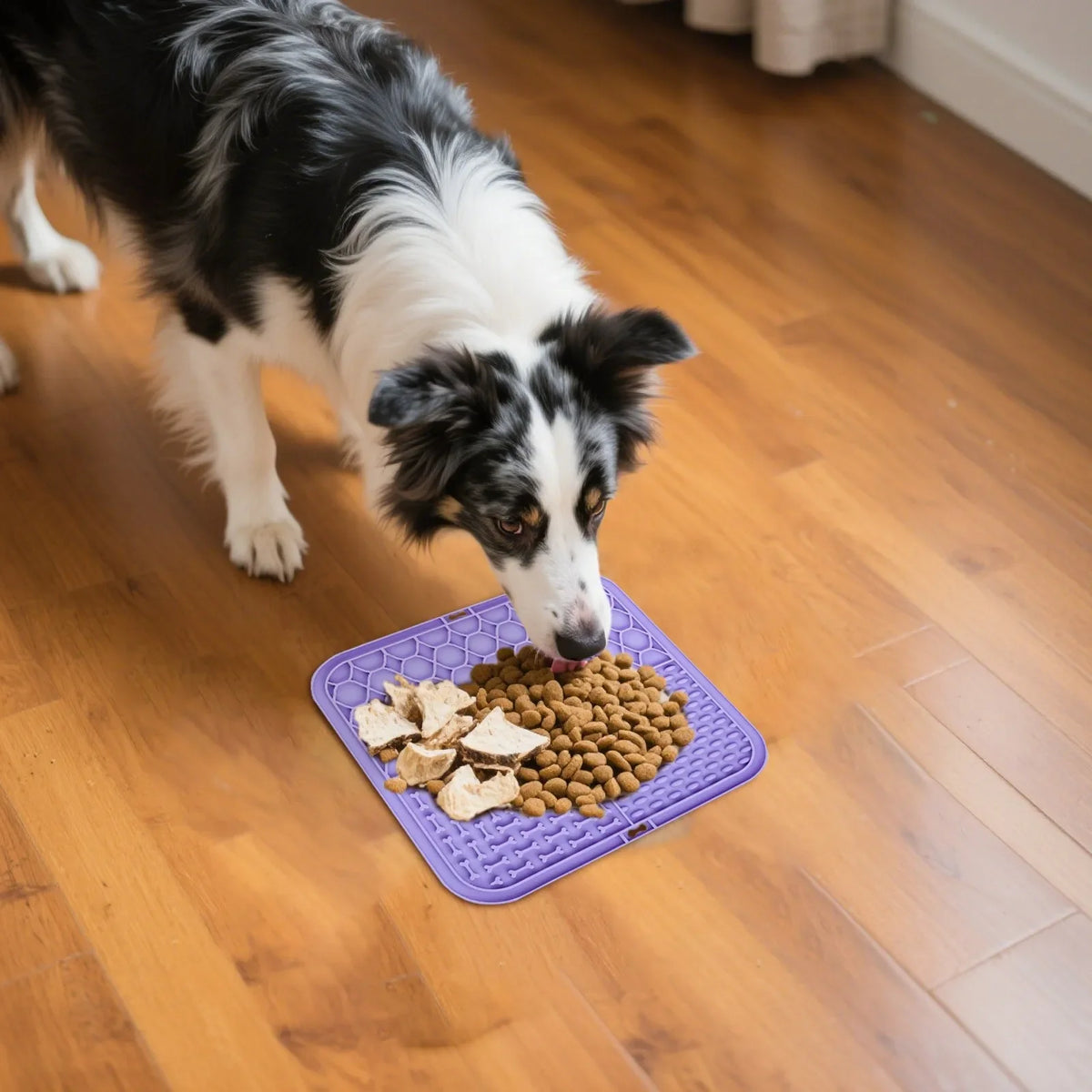 Silicone Dog Lick Mat with Suction Cups | Slow Feeder Pad