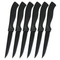 Black Matte Stainless Steel Steak Knife Set – 4, 6 or 8 Piece