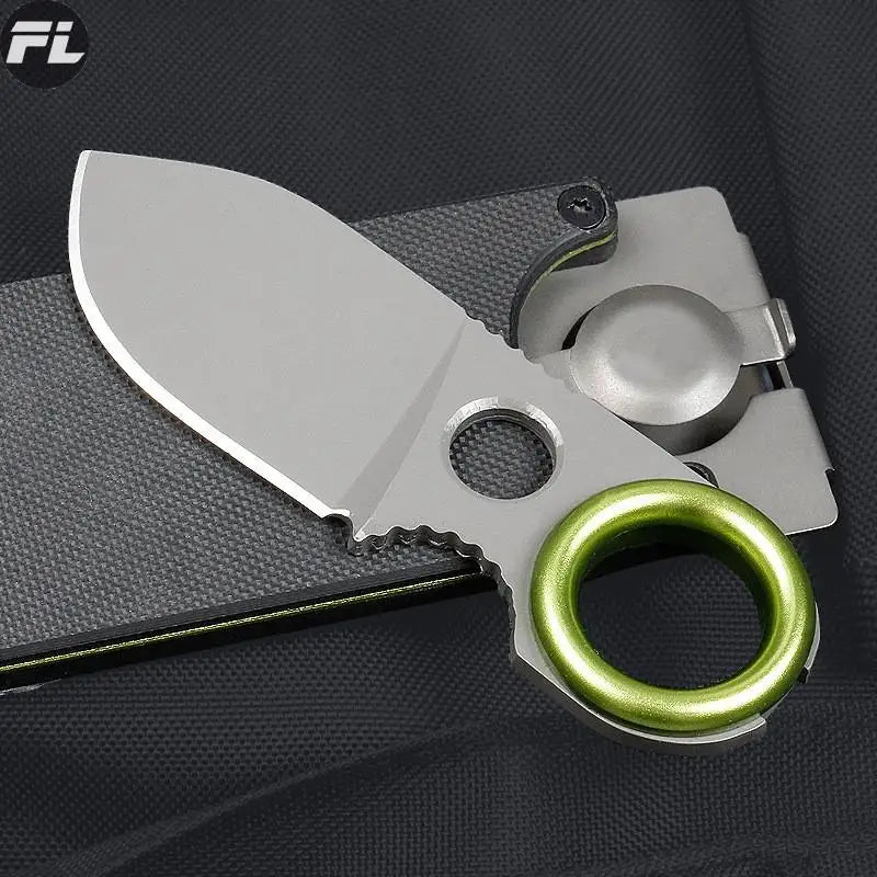 Mini Pocket Knife – 5CR15MOV Steel Keychain Carry Knife EDC