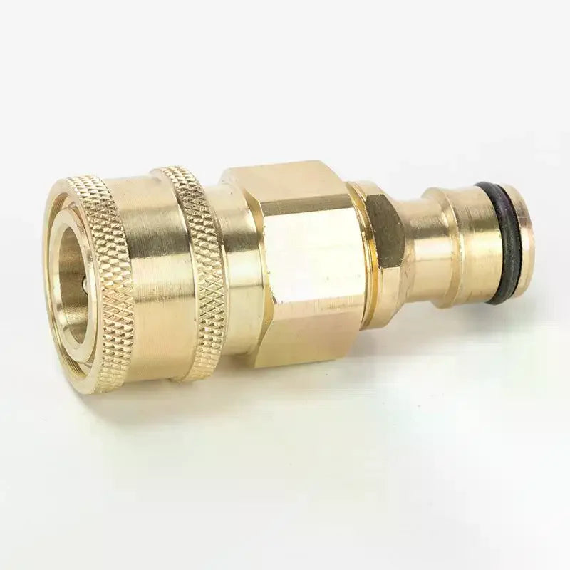1/4 Inch Brass Pressure Washer Quick Connect Adapter Coupler