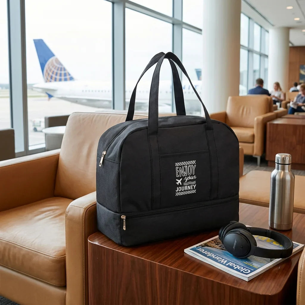 Men's Waterproof Oxford Travel Bag | Large Capacity Double Layer