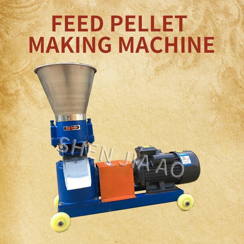 KL-125 Feed Pellet Mill Machine 4KW 60–100KG/H | 220V/380V