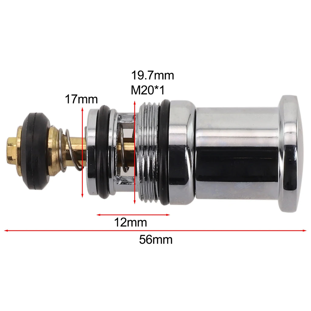 Brass Shower Diverter Valve – Rust-Proof Chrome Lever Switch