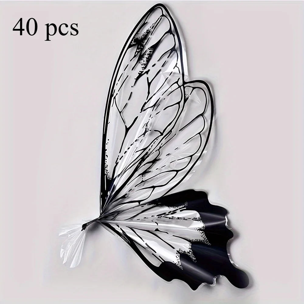 40-Piece Butterfly Wing Flower Wrapping Paper | Bouquet Film