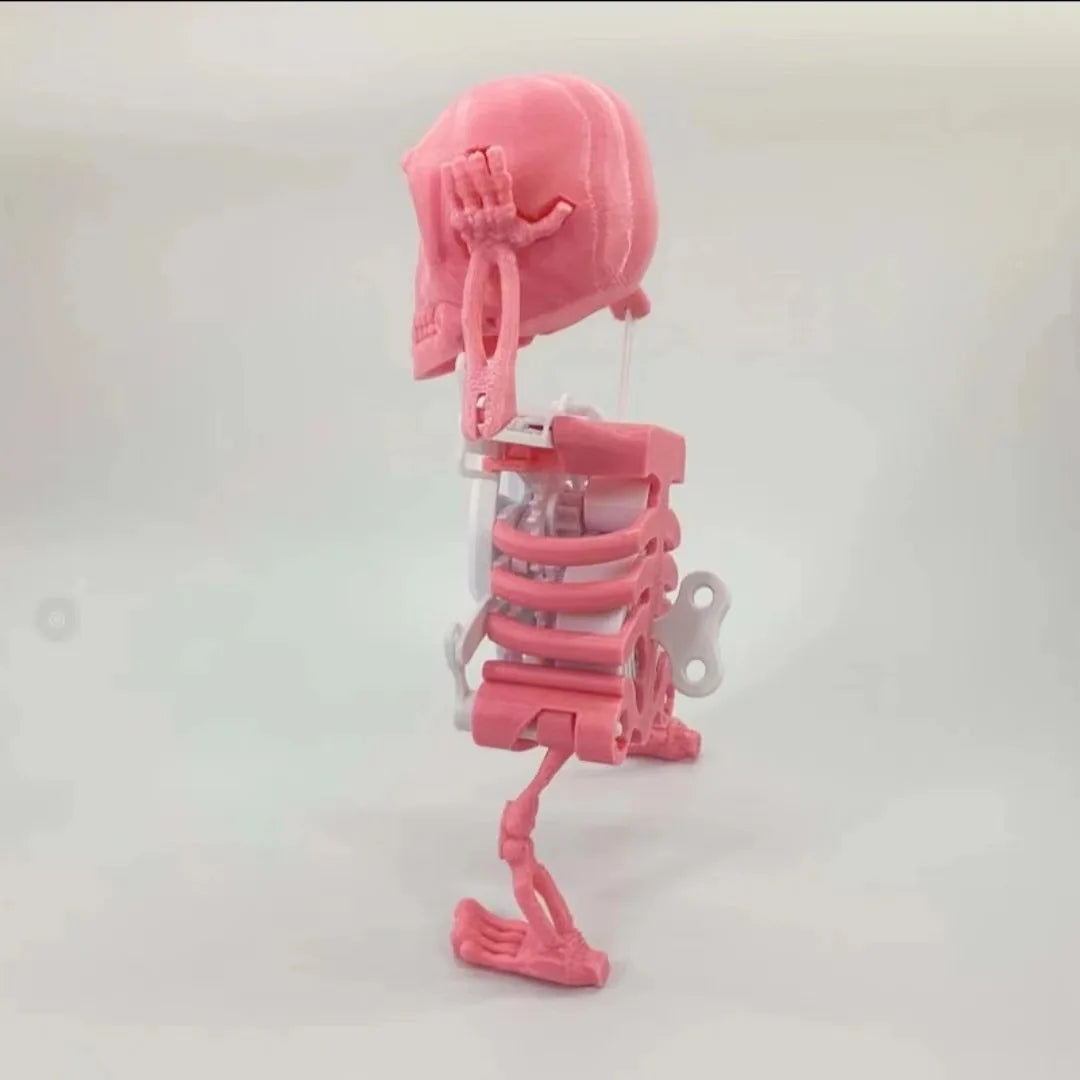 Funny Wind-up Dancing Skeleton Toy No Need Battery Kids Toddlers
