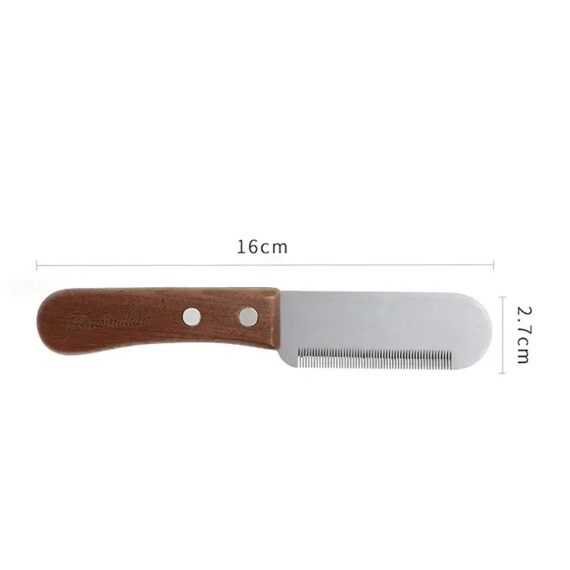 Professional Pet Stripping Knife | Dog & Cat Grooming Tool