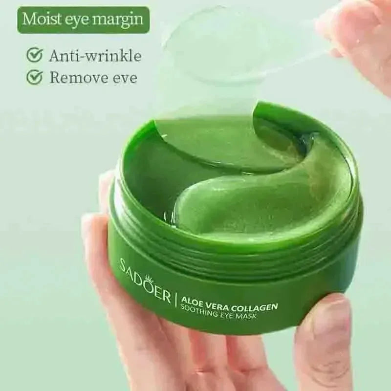 SADOER 60pc Collagen & Aloe Vera Eye Patches – Firming Mask