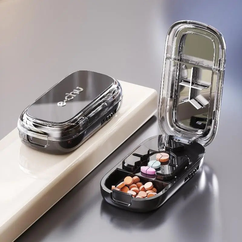 3-in-1 Pill Cutter & Tablet Splitter with Organizer