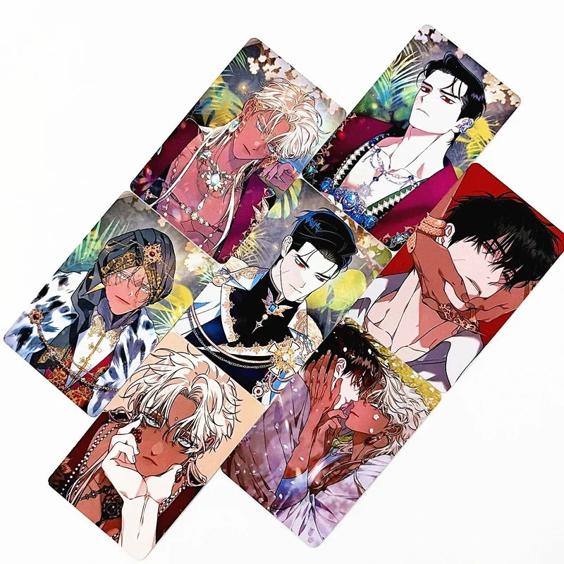 Blossoms White Night Manhwa Photocards Royal Character HD Lomo Cards