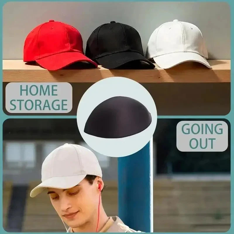 Baseball Cap Inner Support Liner – Adjustable Cotton Brim Retainer