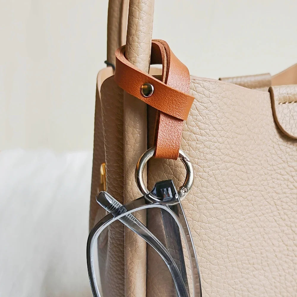 Adjustable Travel Carry Strap with Ring Hooks | Bag Clip