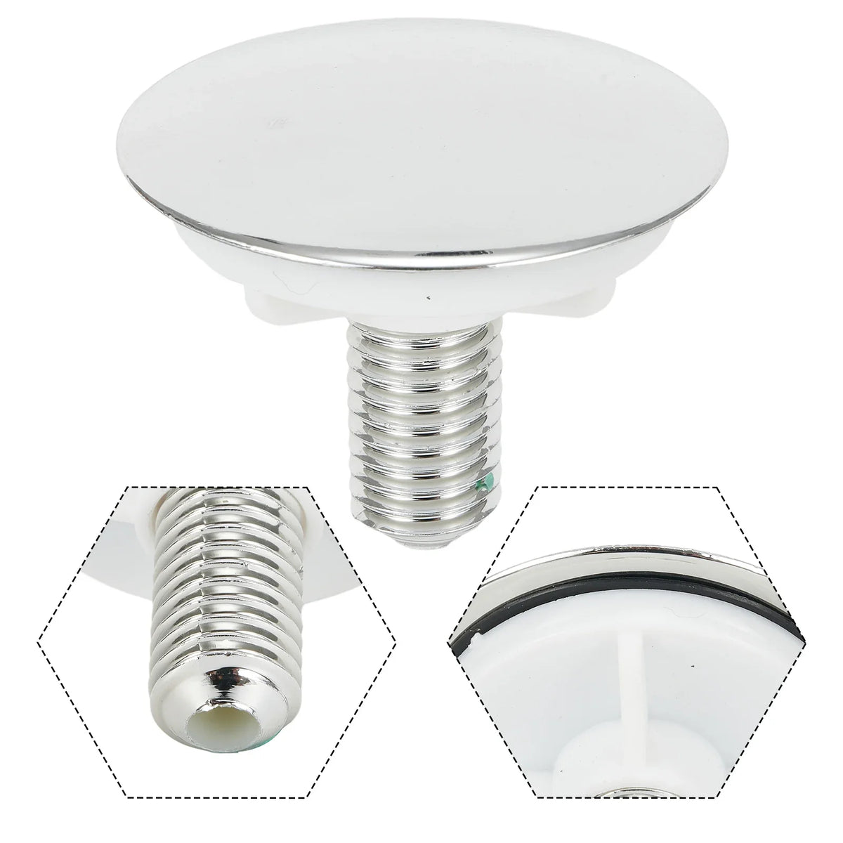 Tap Hole Stopper Cover Blanking Plug Kitchen Sink Basin ABS Plastic