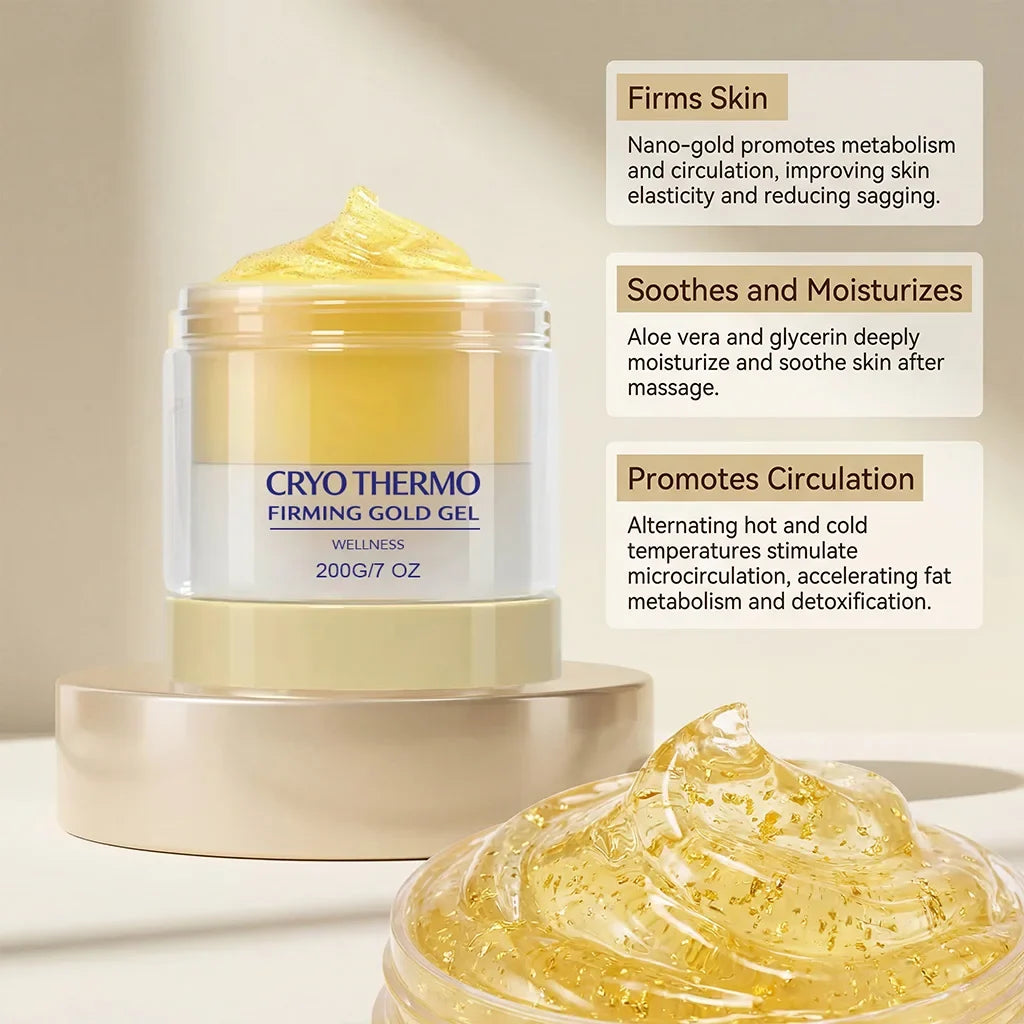 Cryo Thermo Firming Gold Gel – Body Tightening & Firming Gel
