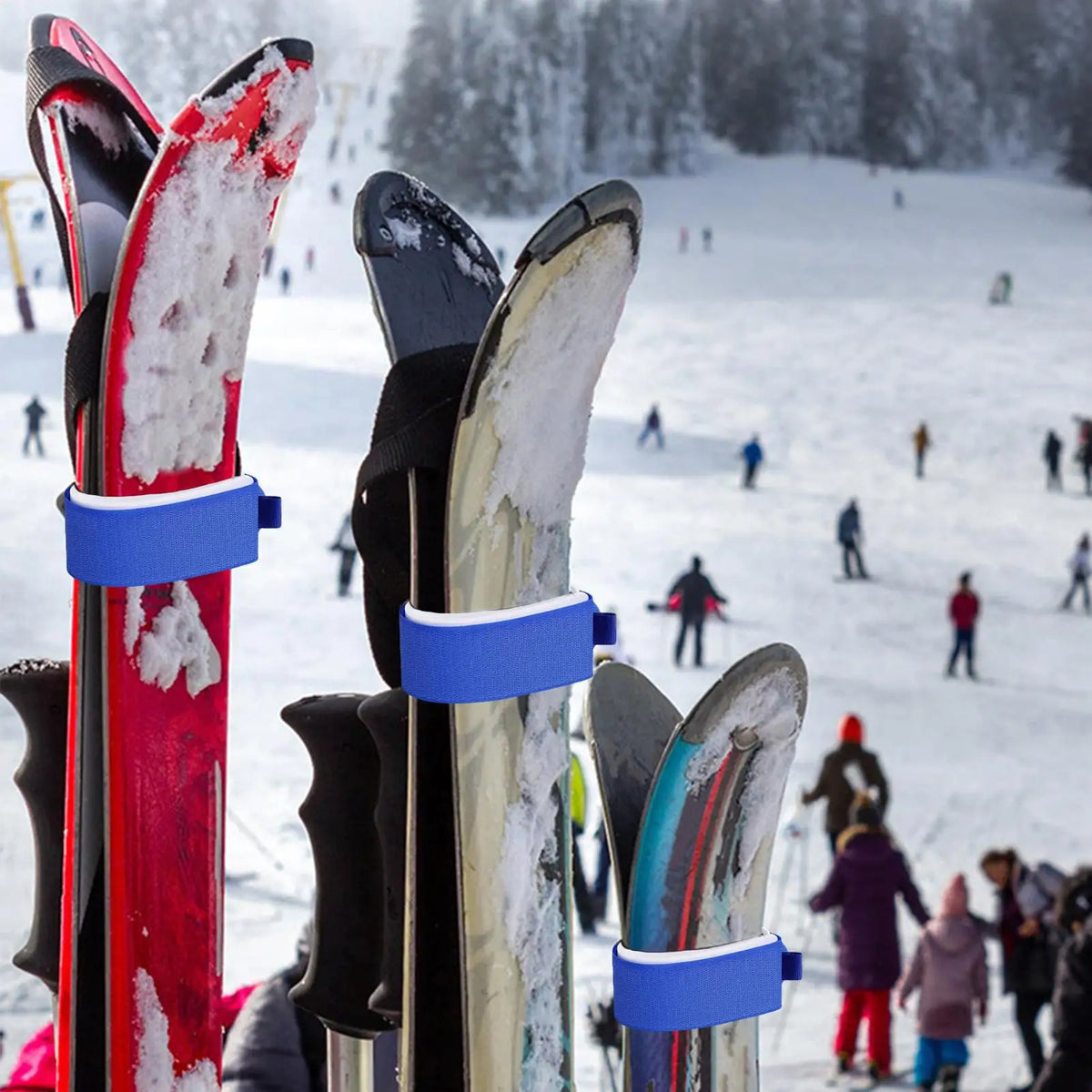 Adjustable Nylon Ski Straps with EVA Protective Pads