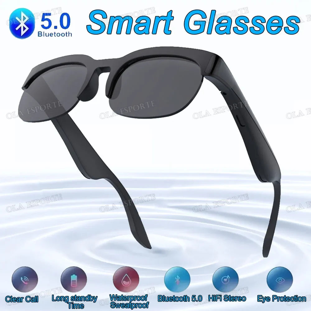 Smart Bluetooth V5 3 Sunglasses Glasses Call Outdoor Sports