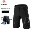 X-TIGER Men's MTB Bike Shorts | Gel Pad, Waterproof, Multi-Pocket