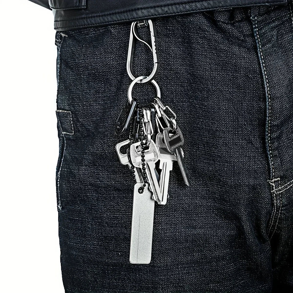 Mini Diamond Knife Sharpener Keychain | Camping Pocket Tool